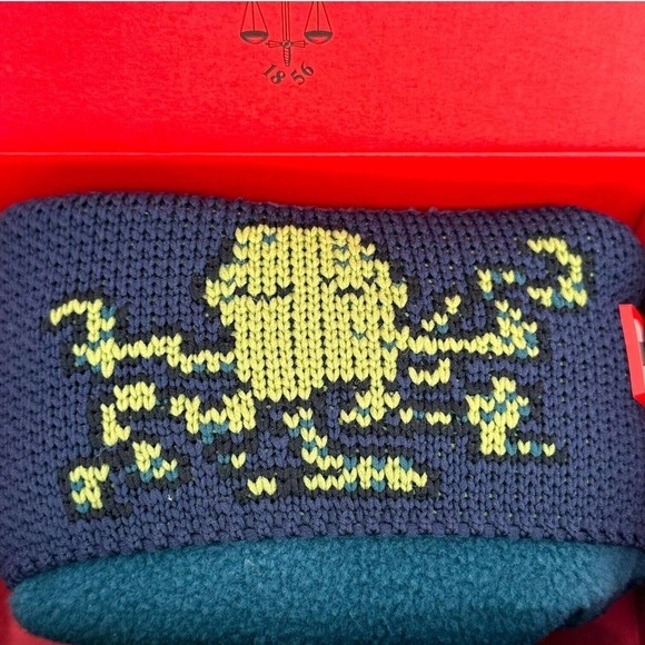 Hunter Original Kids Blue Crab Cuff Boot Socks Shoes Size XL - Picture 5 of 6